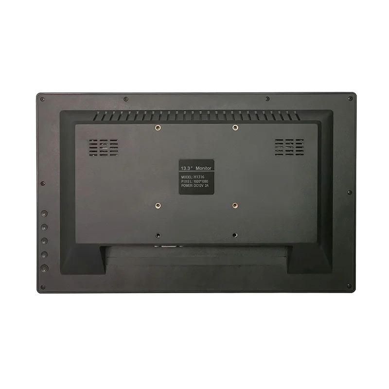 13.3 ġ ǻ  PC 1920*1080 16:9 ̵ ũ LCD ÷, AV/BNCVGA/HDMI/USB ӿ Ʈ 