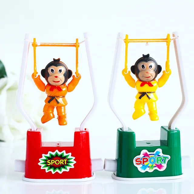 1pc Funny Cartoon New Wind Up Toy Creative Special Monkey Animal Artistic Gymnastics Toy Children Kids Gifts for Newborn Baby 2
