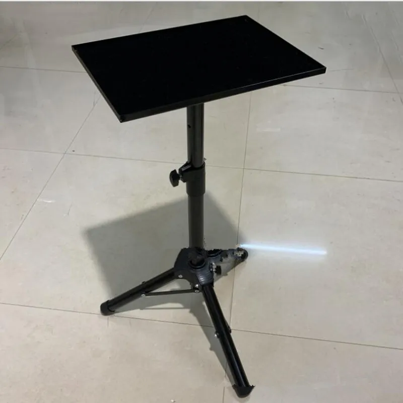 Metal Black Tripod Magician Table Stage Magic Tricks Close Up Street Magic Accessories Height Adjus