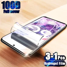 Protetor de tela para samsung galaxy s20 s21 s10 lite f e note 10 mais s8 s 8 9 20 21 m 31 a 51 71 filme de hidrogel ultra não vidro