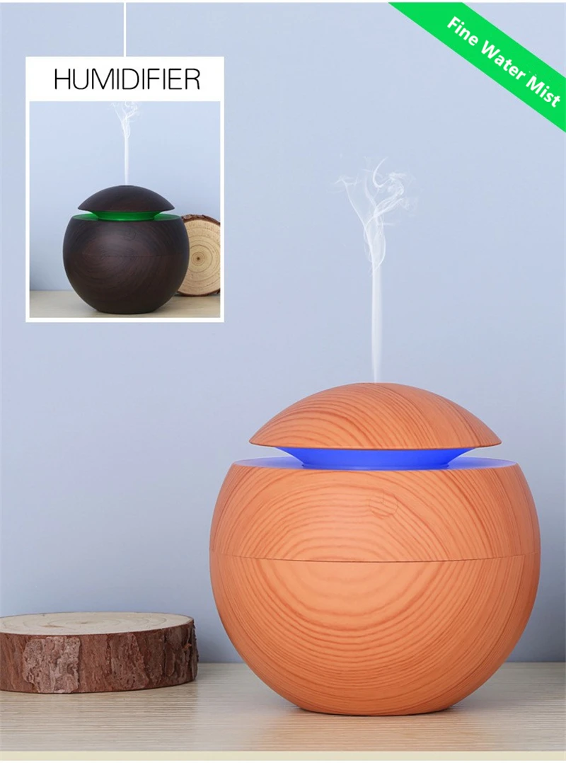 120ml Home Colorful Humidifier The desktop Ultrasonic Aromatherapy Diffuser Mist Maker Fogger for car  Office Aroma Difuser 2