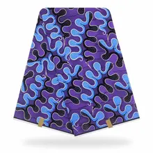 Чистый хлопок Анкара Африканский принт батик ткань настоящий голландский воск tissu высокое качество pagne швейный материал для женщин платье 6 ярдов