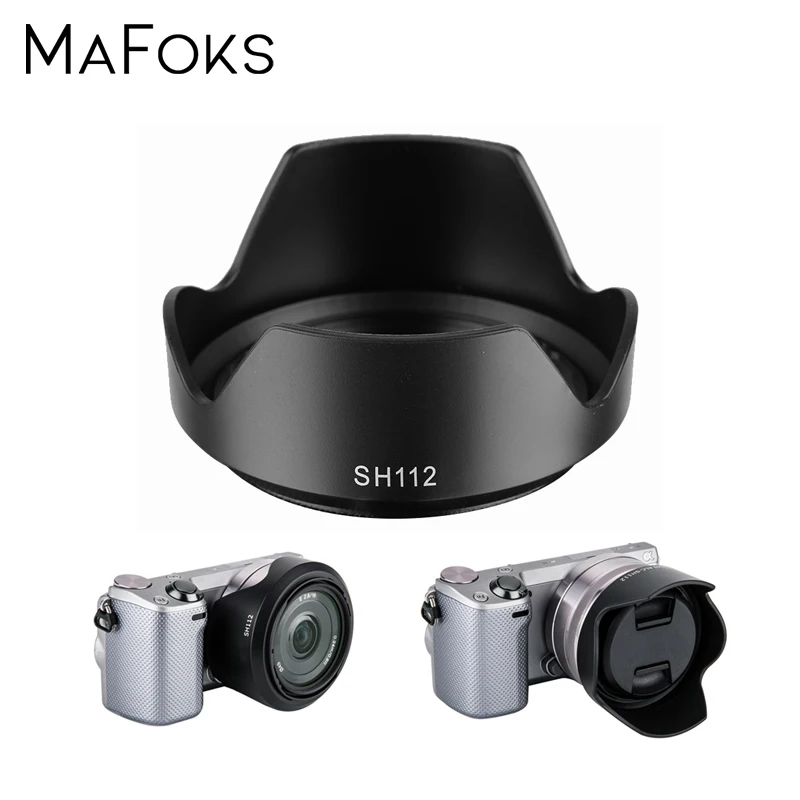 Байонетная бленда для объектива SH112 49 мм Sony E Mount 18 55 F/3 5 6 OSS с объективом моделей 5C | Бленды -32972785535