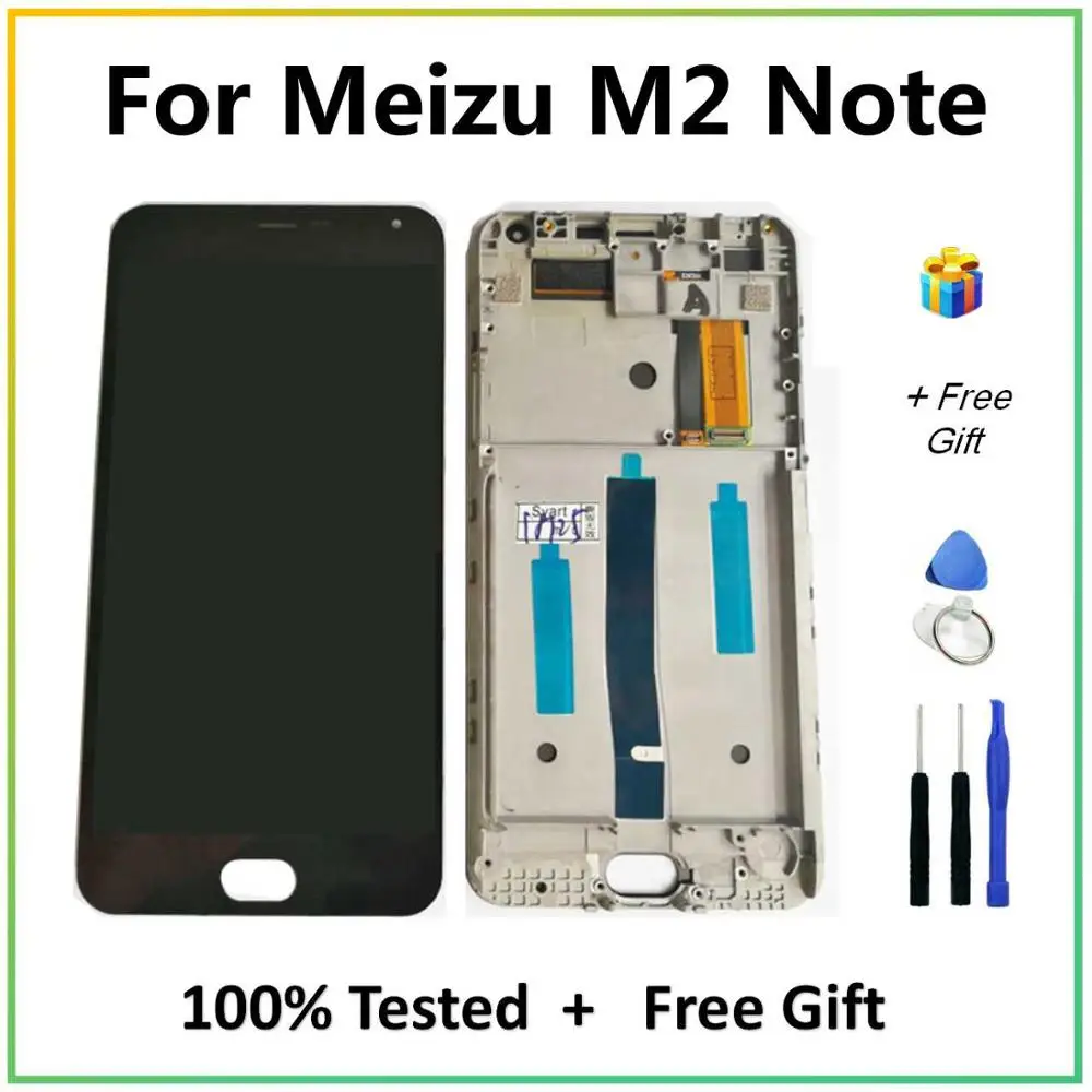 Для MEIZU M2 Note ЖК-дисплей экран Замена 5 &quotдля Digiziter сборка | Мобильные телефоны и