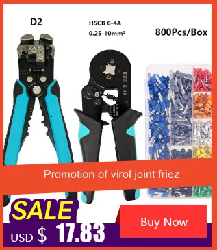 0.25-10mm tubular frieze pliers set of 1640-pces terminal frieze tools mini electric pliers hsc8 joint precision grip