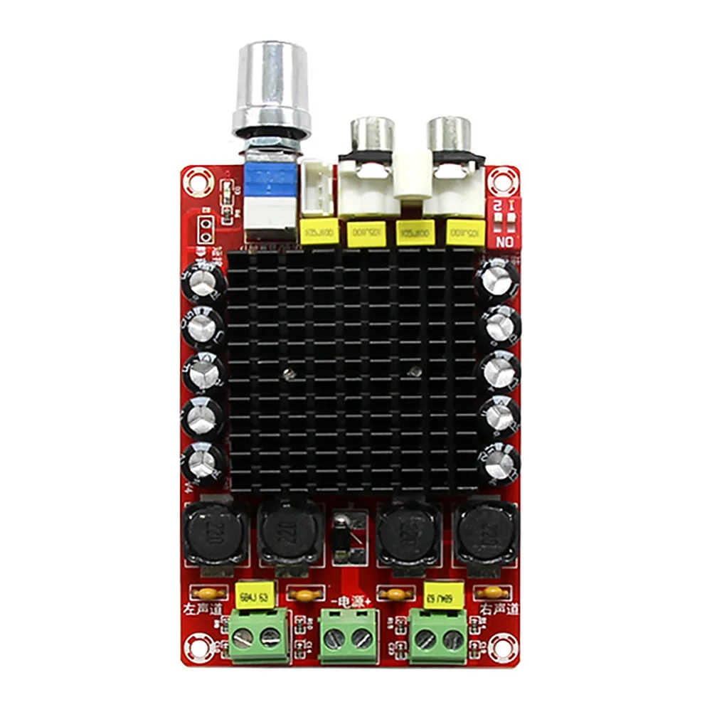 XH-M510 TDA7498 стерео аксессуары аудио замена 2x100 Вт усилитель доска Профессиональная Высокая мощность цифровой 14-32 в автомобильный инструмент
