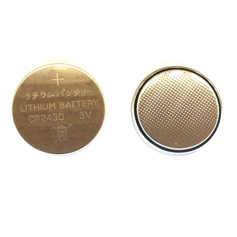 2pcs/lot Battery Cr2430 2430 3v Lithium Battery Coin Cell For Remote