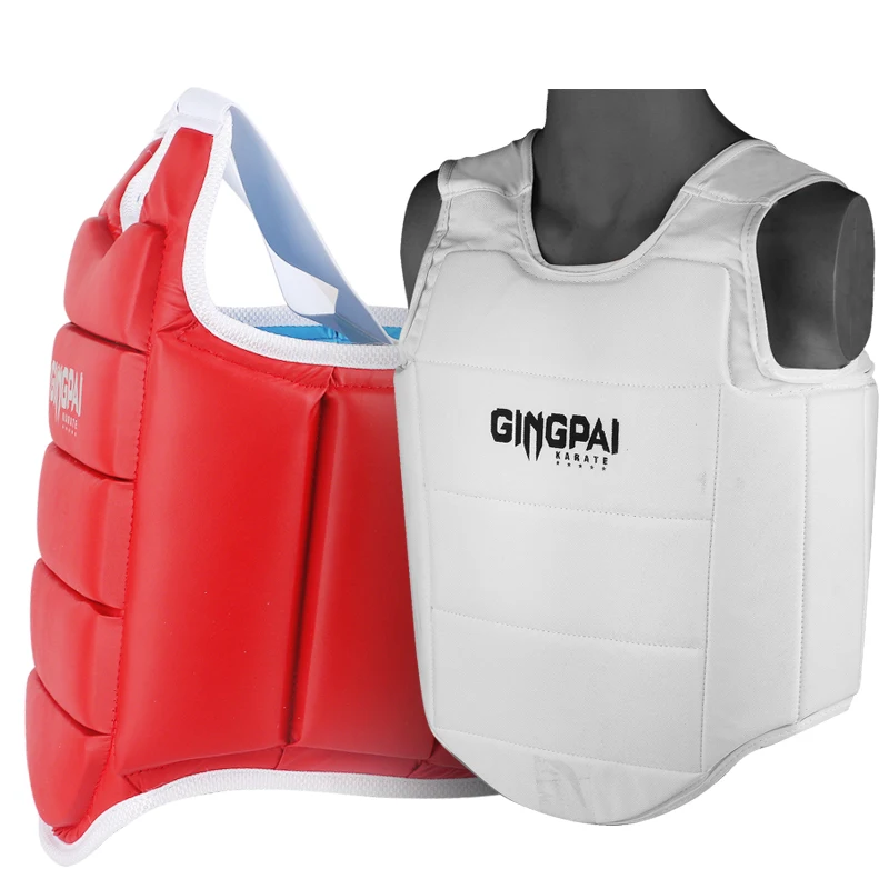 Karate Chest Protector Vest Boxing Waist Guard Gear for Competition Training L