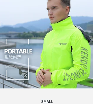 

Large Waterproof Poncho Raincoat Reflective Fabric Men Raincoat Pants Overall Outdoor Hiking 2020 Regenponcho Rainwear 5050RC