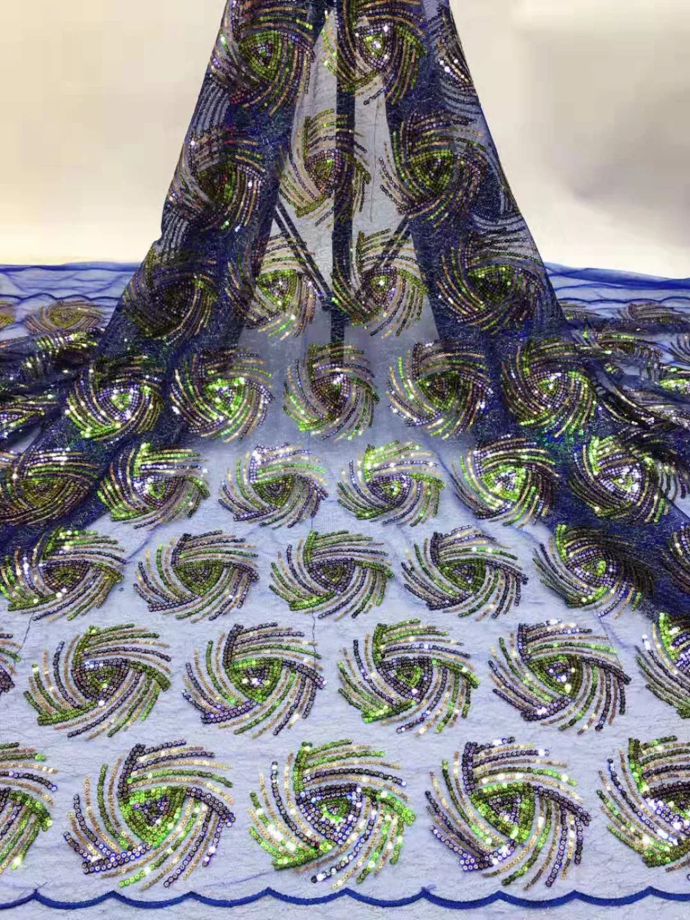 2019 African  french Laces cord lace cotton lace Nigerian 3D Guipure  High-quality  African French Net Lace Fabric (2)