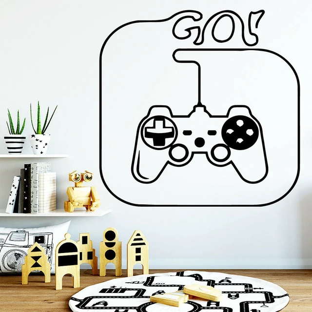 Kids Room Gamer Stickers Wall Decoration  Wall Stickers Decoration Boys -  Wall - Aliexpress