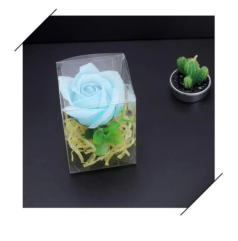 Красивая Ручная работа мыло с цветком розы Подарочная коробка мыло для лица Мыло для ухода за кожей
