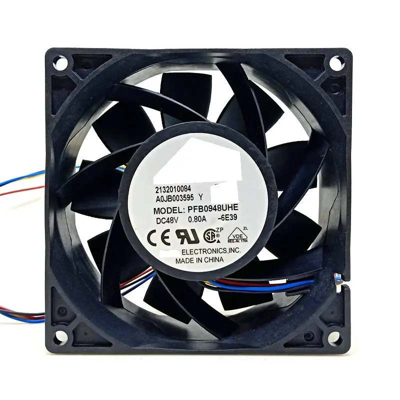 

for Delta PFB0948UHE 92x92x38MM DC48v 0.80a 4Lines for HW Device Cooling fan