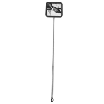 

Fish Nets 1Pc Useful Portable Long Handle Square Aquarium Fish Tank Fishing Net Landing Net for Fish