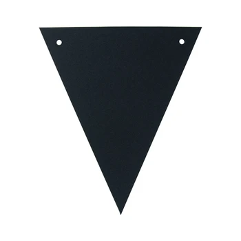 

15ct Black Paper Burting Pennant Flags (no rope) DIY Wedding Party Banner Party Decoration Event Suppliers