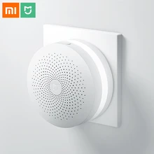 Новые обновленные Xiaomi Mijia умный дом многофункциональные ворота 2 сигнализация интеллектуальная онлайн радио ночной легкий колокольчик управление приложением