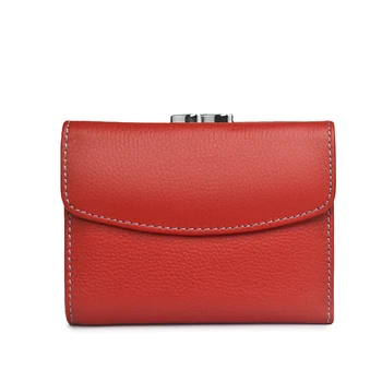 

Beth Cat Fashion Short Genuine Leather Women Wallet New Female Small Wallet Money Bag Lady Mini Card Holder Coin Pocket Purses