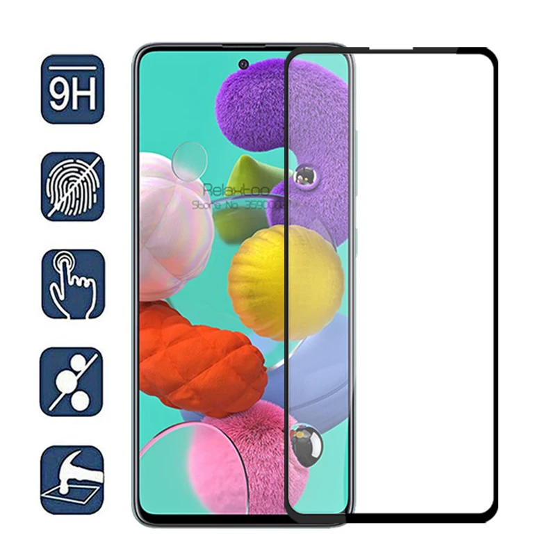 Закаленное стекло для samsung a51 Защитное galaxy a50 a505F a515F a 50 51 Защитная пленка экрана |
