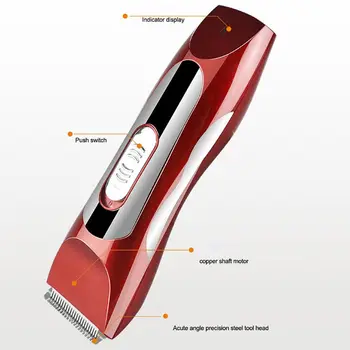 

Professional Mute Pet Cat Dog Electric Hair Clipper Trimmer Shaver Cordless Rechargeable Grooming Shaver