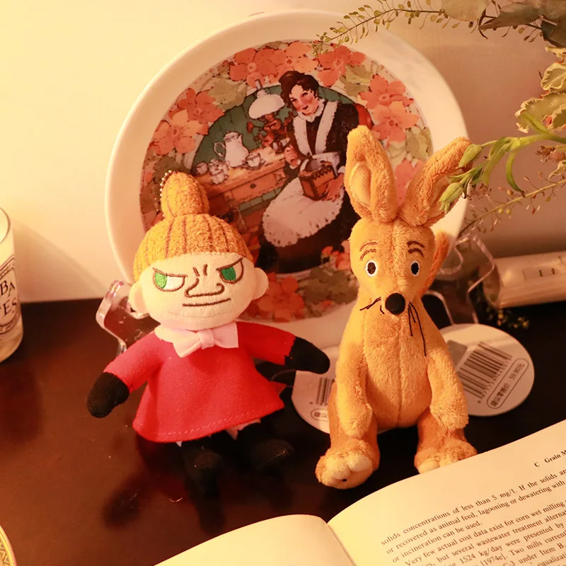 Подлинная авторизация высокое качество Moomin 12 см сидя милый нев брелок с мягкой игрушкой милый мультфильм день рождения Рождественский подарок
