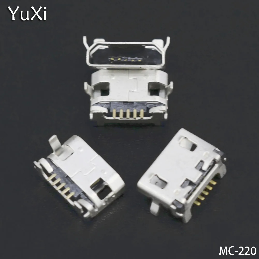 YuXi 10 шт./лот Micro USB зарядный разъем для Lenovo A7600 A7600H A788T S930 A656 A370 S390 A388T A3000