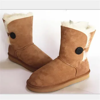 

2019 Top Quality Women Shoes Wholesale Classic Snow Boots For Women China Brand 100% Real Sheepskin Woman Winter Boots