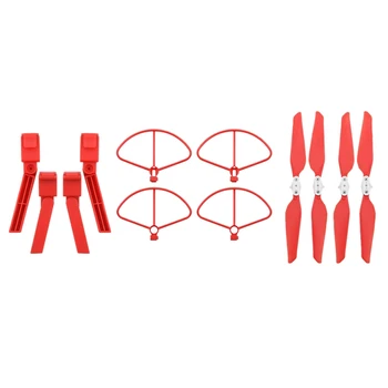 

Protection Ring Protective Cover+Heightening Stand+Paddles for Xiaomi FIMI X8SE RC Drone Quadcopter(Red)