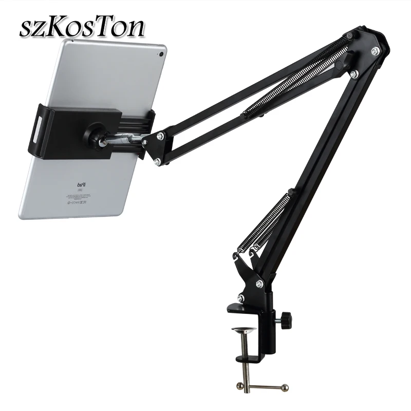 6 to 11 inch Tablet Holder For ipad stand 2 3 4 Air Mini Support Long Arm Mobile Phone Tablet Bed/D