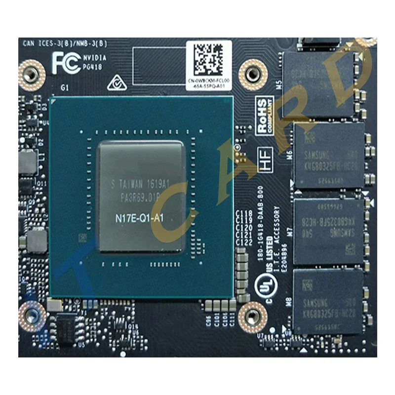 Quadro P3000M P3000 GDDR5 6GB Video Graphics Card