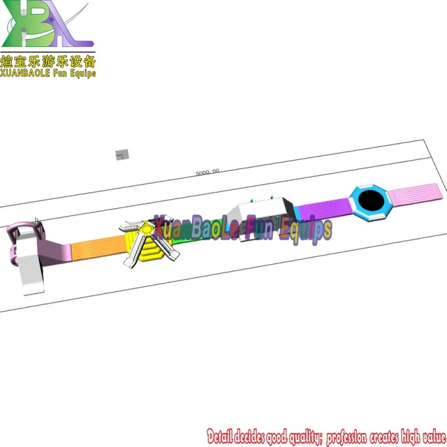 Mobile Indoor Inflatable Floating Water Amusement Park For Swimming Pool Or Sea World 1