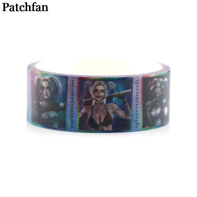 20 шт./лот Patchfan отряд самоубийц Харли Квинн Винтаж забавные DIY Скрапбукинг малыш Васи клейкие ленты бумага маскировки стикеры Пастер A2219