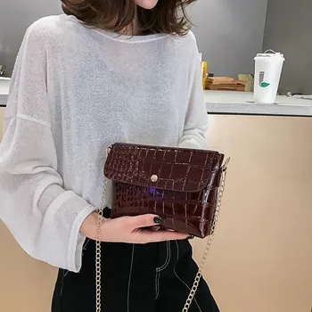 

&40 2020 Summer Bags For Women New Cross-body Bag Shoulder Bag Student Bag Crocodile Pattern Bag Bolsas De Mujer Brand Bag