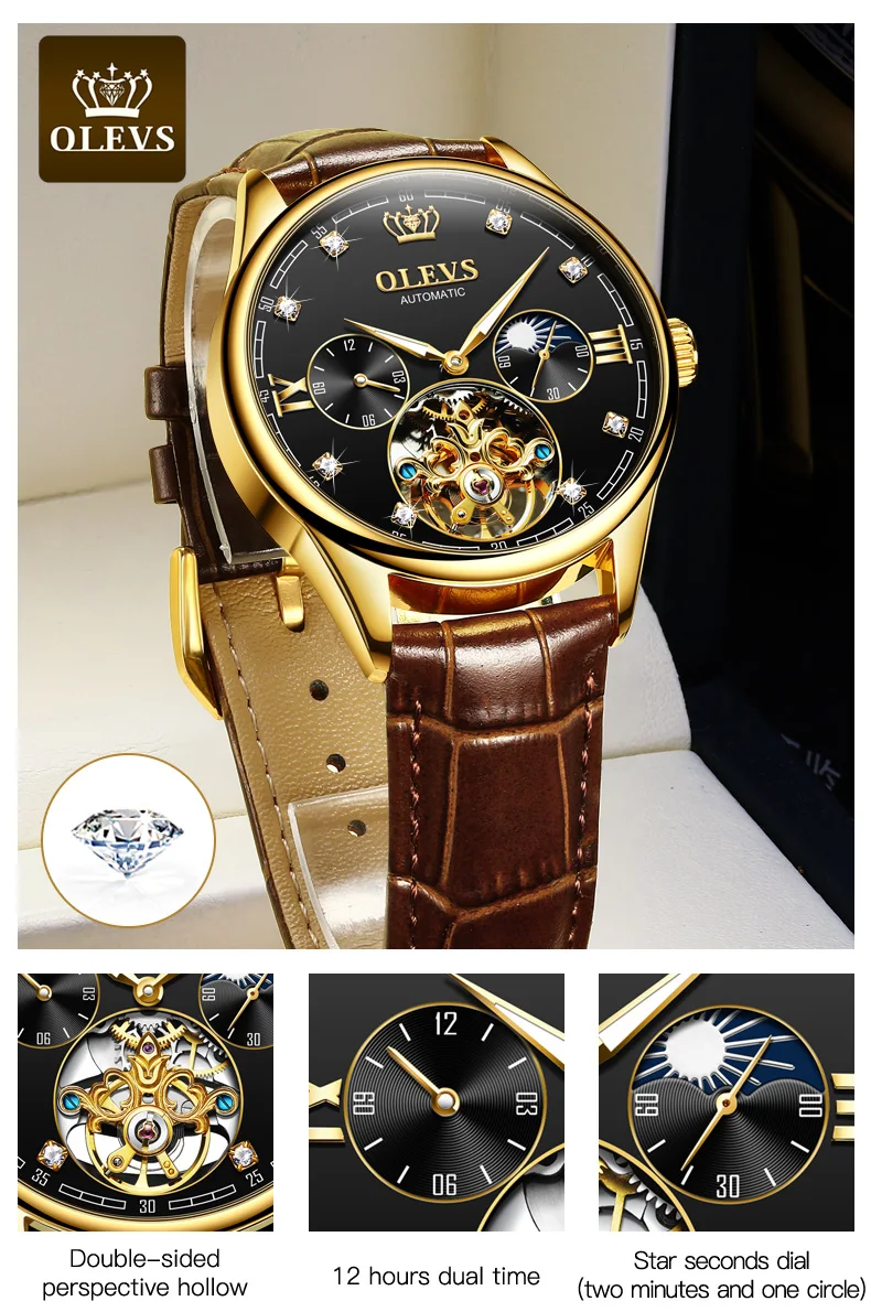 OLEVS 3601 Men’s Quartz Watch description image 11