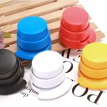 Абс пластиковый штапель без скоб степлер Новинка школы и офиса степлер без штапеля штапель-без скоб степлер