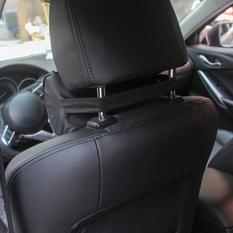 

Black Pillow Head Car Neck Protection Soft Foam Pad 23*12.5cm High Elastic Rest Comfortable