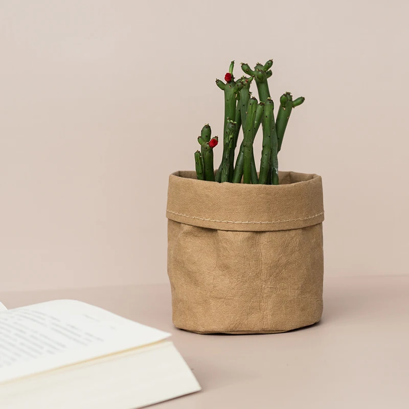 2020 New Style Waterproof Flower Pot Cover Multifunctional Desk Organizer Cosmetic Pen Box For Home Decor pot