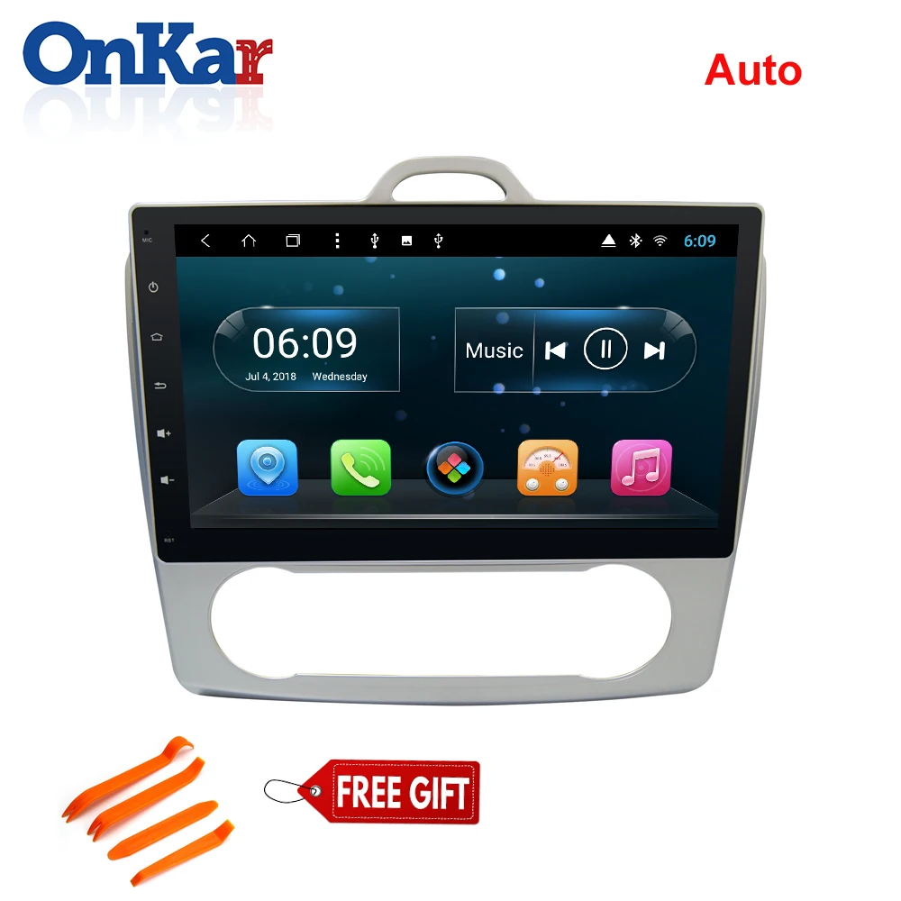 ONKAR 2 din Android Autoraio для Ford Focus 2006-2011 9 0 Octa Core Sup порт камера заднего вида CarPlay USB SD радио |