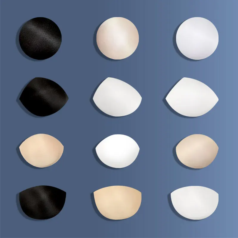 Bikini Padding Removable Inserts Women Breathable Bra's Replacement Pads Sexy Breast Enhancer Push Up Cups Sponge Chest Pad