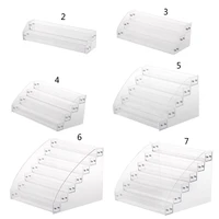 2-7 Tiers Clear Acrylic Liquid Pigment Bottles Storage Box Organizers Lipstick Jewelry Display Holder Nail Polish Rack 1