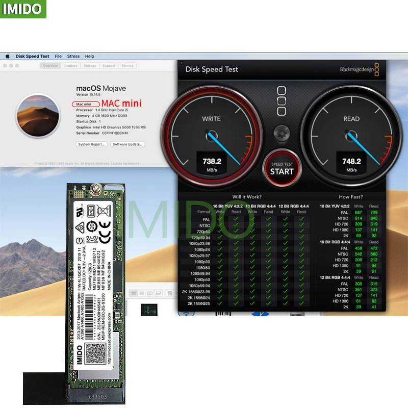 Macデスクトップ Mac mini A1347 16G RAM 500G SSD Mac mini A1347 16G RAM 500G SSD Macデスクトップ