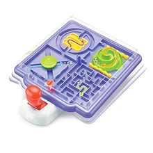 Смешная 4 в 1 лабиринт настольная игра с наклонным джойстиком Забавный лабиринт-головоломка игра головоломка Jisaw творческие головоломки игрушки для детей#40