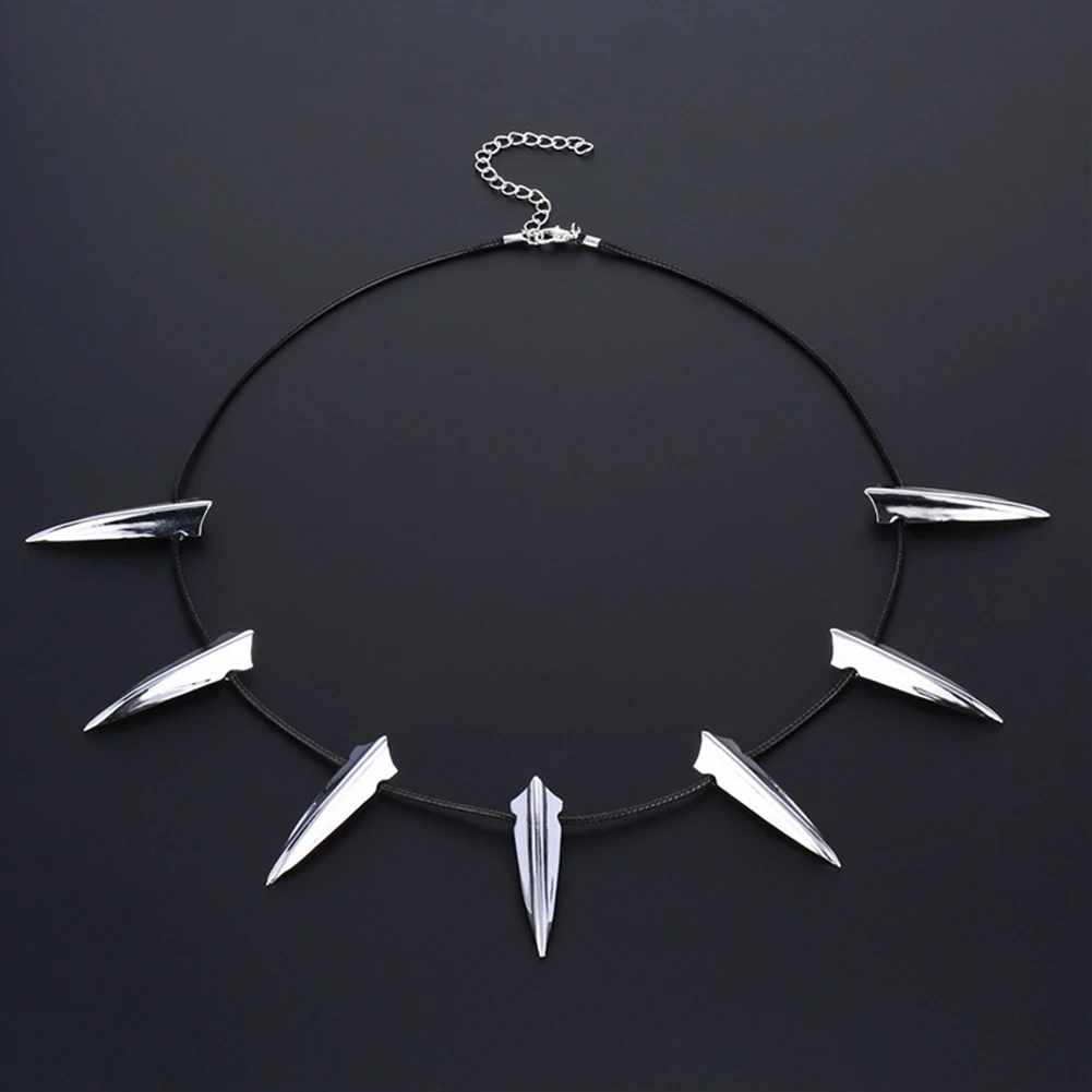 Chic Alloy Necklace for Black Panther Cosplay Pendant Wolves