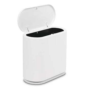 

Pressing Type Plastic Trash Can Garbage Bin Waste Rubbish Dustbin For Home Trash Can Waste Bins Household Cleaning