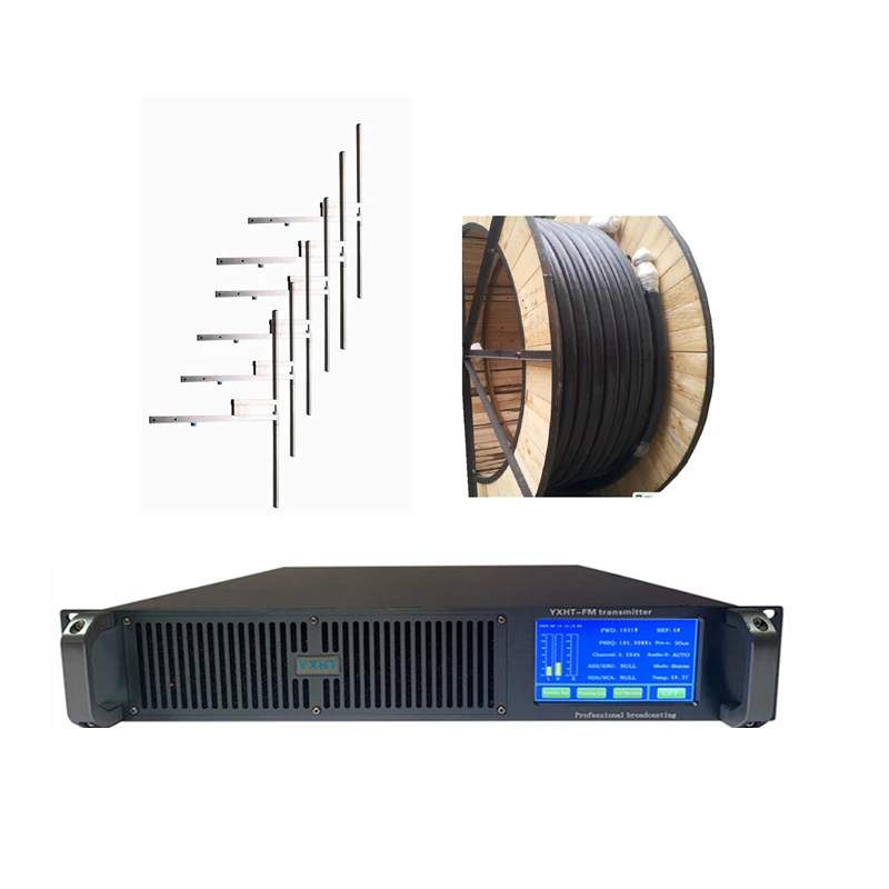 Humanistisch afschaffen Terminologie 5000w Fm Broadcast Transmitter+6-bay Antenna + 50 Meters 1-5/8" Cables With  Connectors (delivery By Fast Ship) - Radio & Tv Broadcasting Equipment -  AliExpress