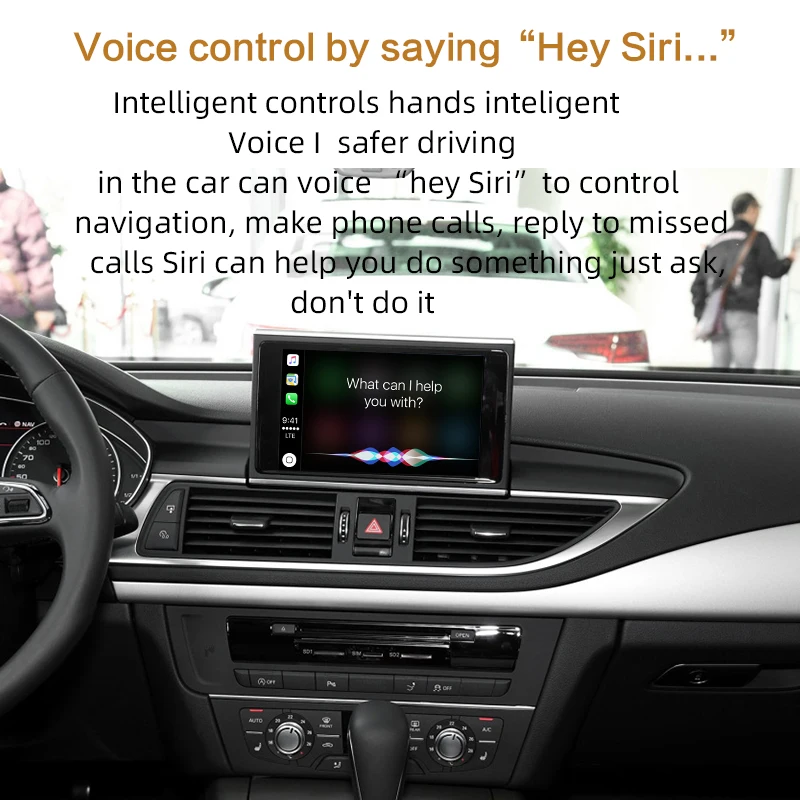 2019 автомобильный Apple CarPlay Android беспроводной декодер для Audi A8 MMI 2013 2017 Оригинальный