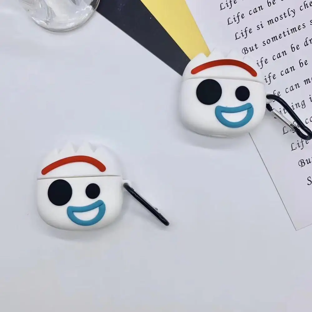 Японский мультфильм милый 3D вилка кукла силиконовый мягкий Bluetooth беспроводной Чехол для наушников для Apple AirPods pro 3 для AirPods 1 2 крышка