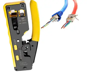

Connector Network-Tools Cable-Clamps RJ45 Multi-Function