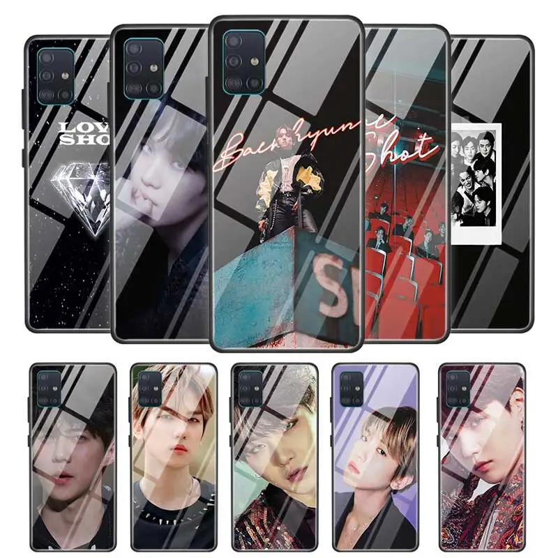Чехол EXO Love Shot для Samsung Galaxy A51 A71 5G UW A50 A70 A21 A21s A11 A31 A41 A10 A30 A40 A81 A91 стеклянный чехол |
