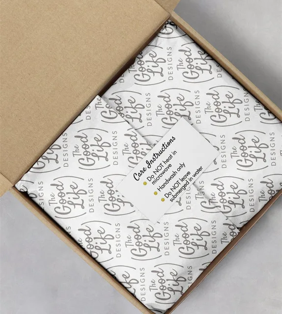 2000pcs Высококачественная 17gsm папиросная бумага для одежды на заказ Печать логотипа подарок/оберточная бумага для одежды - Цвет: 2000pcs