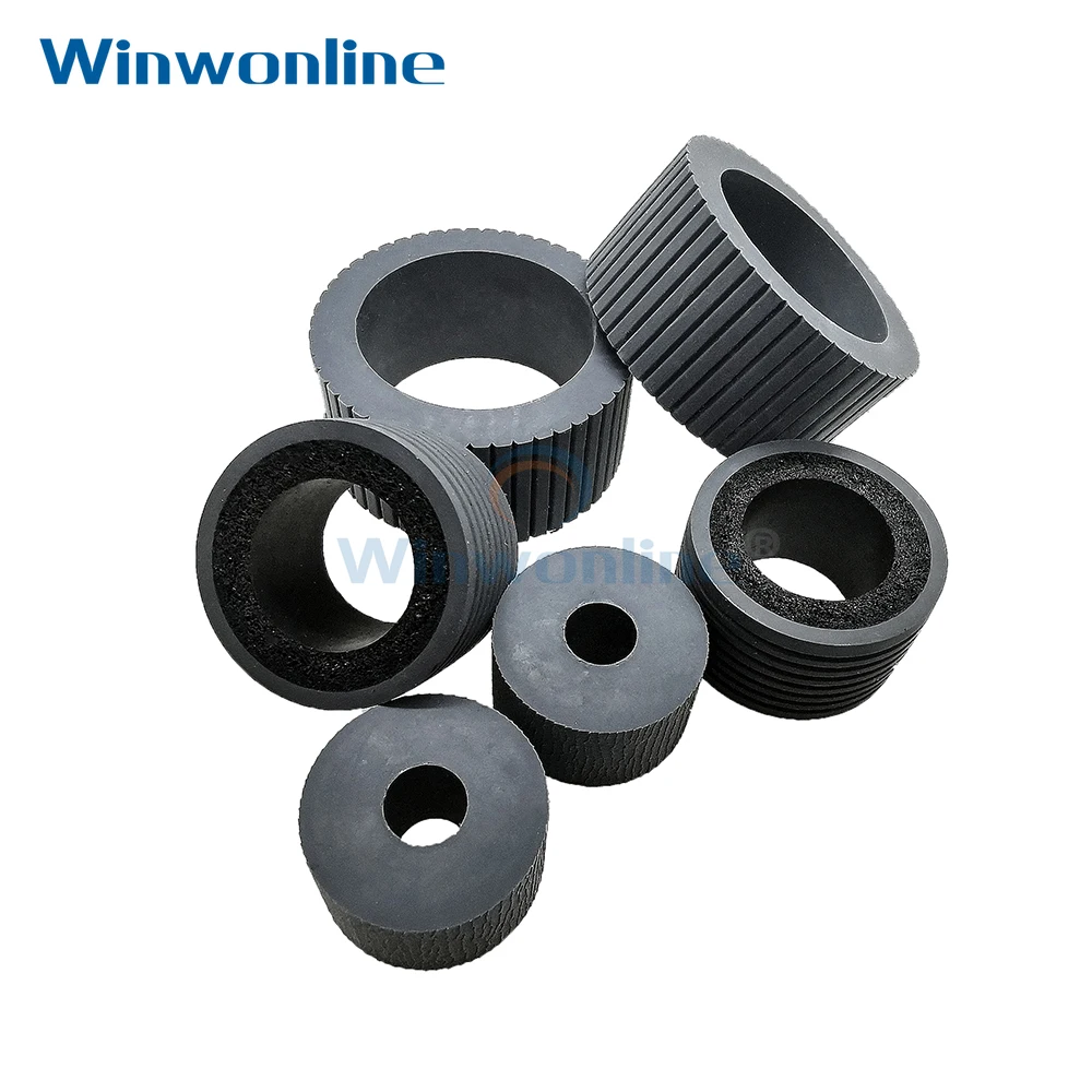 1 Set Scanner Pick Up Rullo Pneumatico Rullo Freno In Gomma Per Fujitsu Fi-7600 Fi-7700